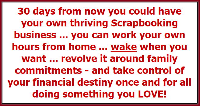Home Scrapbooking Business